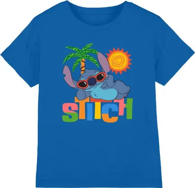 Image de Lilo & Stitch - T-shirt pour enfants TV15109 (116) (Bleu roi)