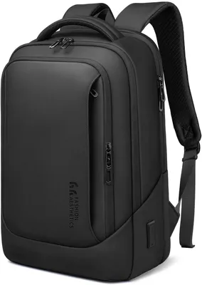 Produktbild von Laptop Business Rucksack Herren mit 15,6 Zoll laptopfach mit USB-Ladeanschluss Diebstahlsicher Handgepäck Tagesrucksack Wasserabweisende Multifunktion Laptoptasche für Arbeit Schule Reisen-Schwarz