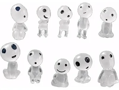 Produktbild von 10-teiliges Set leuchtender Feengarten-Accessoires, Miniaturdekorationen, leuchtende Geister, Leuchtdekorationen