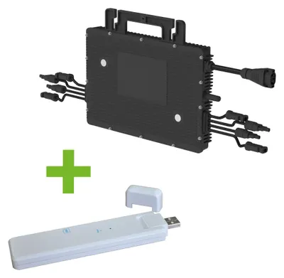 Produktbild von Hoymiles HMT-1600-4T Mikrowechselrichter 3-phasig mit DTU-Lite-S