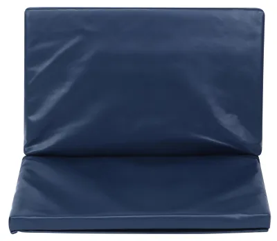 Image de Repose-pieds à pédale pour personnes en fauteuil roulant handicapées, coussin de levage, protection pour coussin de jambe, accessoires (40,6 x 50,8 x 2,5 cm, bleu)