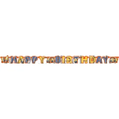 Produktbild von Partykette Happy Birthday Minions 180x15cm