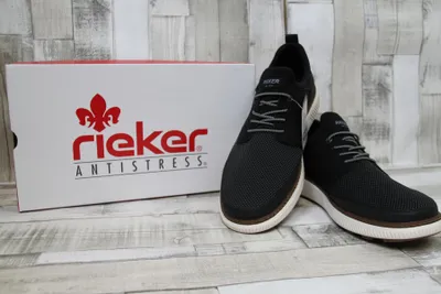 Produktbild von Rieker Slipper - Schwarz Kunstleder Größe: 43 Normal