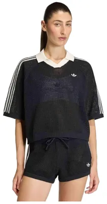 Produktbild von T-Shirt Adidas CROCHET POLO für Damen
