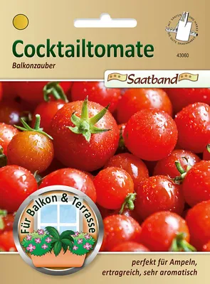 Produktbild von Cocktailtomate Balkonzauber (Saatband) | Kirschtomatensamen von N.L. Chrestensen
