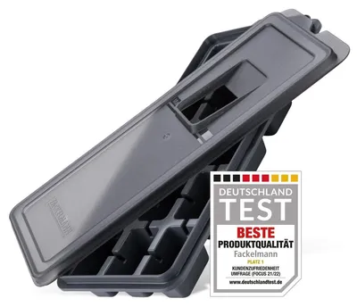 Obrázok produktu pre Fackelmann 49344, 15 kusov, Obdĺžnikový, Zásobník na ľad, Šedá, Plast, 275 mm