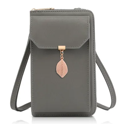 Produktbild von Handytasche zum umhängen Klein, umhängetasche damen mit 6 Kartenfächer Geldbörse, Handy Crossbody bag mit Abnehmbar Verstellbarer Schultergurt