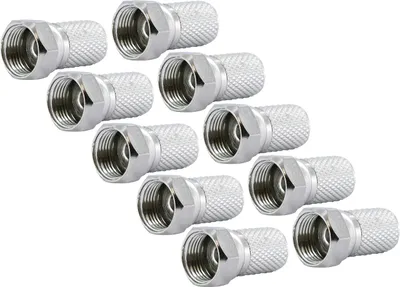 Produktbild von Schwaiger F Stecker FST8010 531 10x F Aufdrehstecker für Kabel mit 8mm Durchmesser