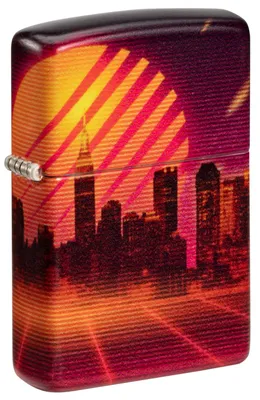 Obrázek produktu pro Zippo Cyber City Designový benzínový zapalovač, 2021