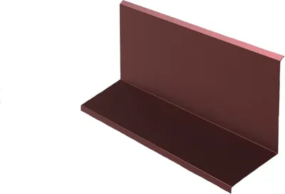 Immagine prodotto di Scossalina superiore RŠ 200, 1 bm, Zinco verniciato, Rosso acciaio (RAL 3009)
