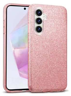 Produktbild von Handy Case für Samsung Galaxy A35 5G Hülle Glitzer Cover TPU Schutzhülle, Rosegold