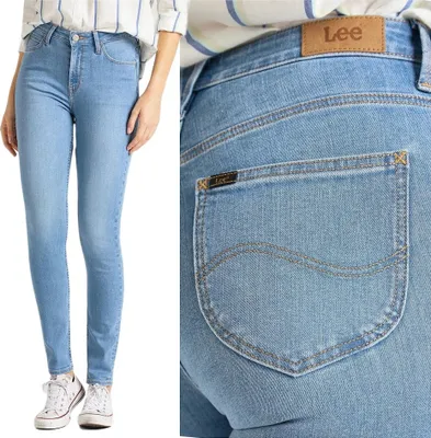 Produktbild von LEE, Damen Jeanshose, Skinny fit, SCARLETT HIGH, W25 L31, Blau, Jeans, baggyjeans, buggy