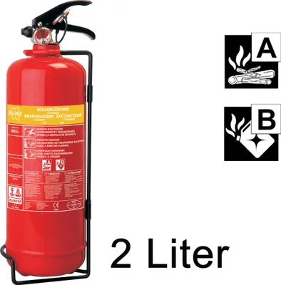 Produktbild von Schaumfeuerlöscher, Brandklassen AB, Handfeuerlöscher Auto, Brandlöscher 2 Liter