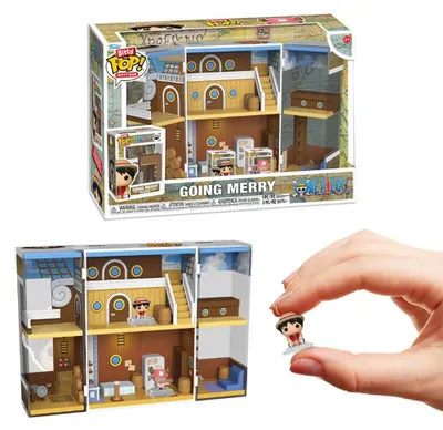 Immagine prodotto di Espositore Bitty Box di One Piece, con 2 figure in vinile della Going Merry