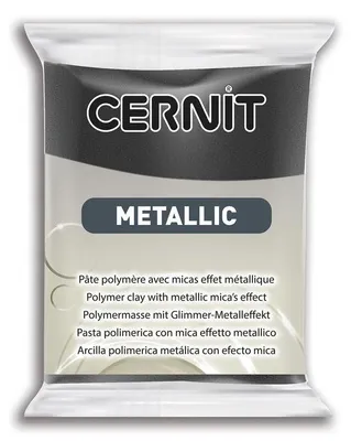 Zdjęcie produktu dla Masa polimerowa CERNIT Metallic 56 g - hematite