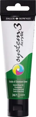 Produktbild von Daler Rowney System3 Acrylfarbe Oxide of Chromium Green 59 ml 1 Stck