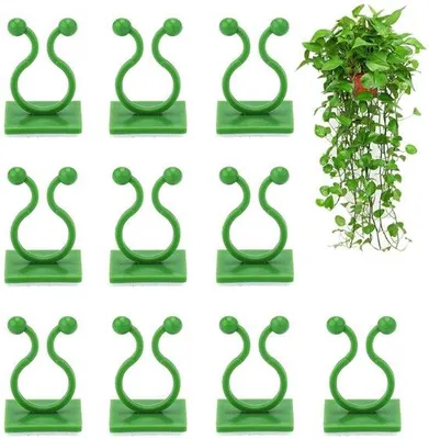 Produktbild von Pflanzklips 100er Set - Selbstklebend - Wandbefestigung