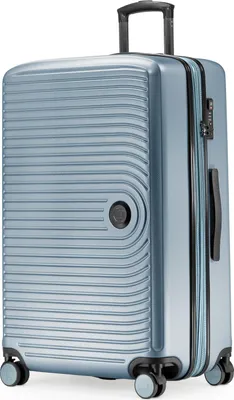 Immagine prodotto di HAUPTSTADTKOFFER Centro - Valigia grande con 4 ruote doppie Valigia da viaggio XL con espansione,  trolley robusto Valigia rigida TSA,  130 L, blu piscina