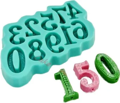 Produktbild von Silikonform DIGITS für Tortenaufleger