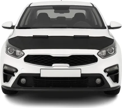 Image de Protège Capot pour Kia Forte 2019-2025 Masque de voiture vinyle Noir