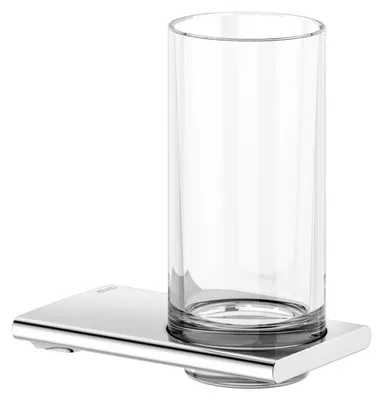 Produktbild von KEUCO Edition 400 Glashalter mit Echtkristall-Glas verchromt