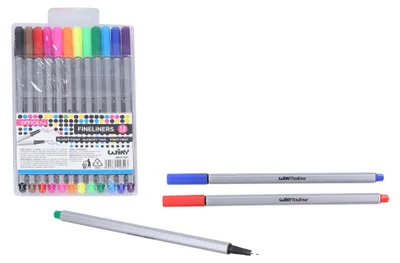 Image de Marqueur Fineliner 0,4 Mm 12 Pièces