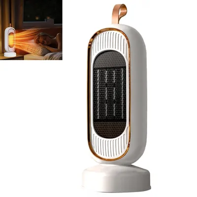 Produktbild von 1300W-Heizlüfter, PTC-Keramik-Heizlüfter, leises Heizgerät, Thermostat, Überhitzungs- und Kippschutz, für Büro, Zuhause, Schlafzimmer