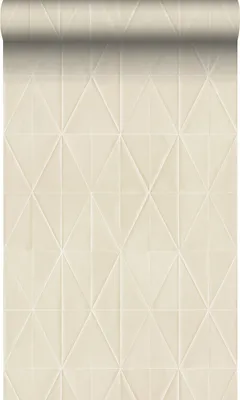 Obrázok produktu pre Origin Wallcoverings tapeta origami vzor piesok béžová 53 cm x 10,05 m