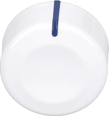 Produktbild von Knebel Drehknopf Programmwahl weiß Kunststoff Whirlpool Bauknecht 481241458306 Waschmaschine Trockner passend für Hanseatic Miostar Lingerie 1400 Top Oko 1000 858 636 uvm