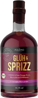 Produktbild von Maemo Organics Glüh & Sprizz 1x 0,7L (14,5% Vol)  Produkt Winterzauber auf der Zunge- [Enthält Sulfite]