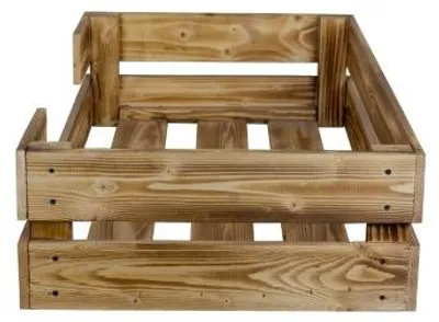 Produktbild von Hundebett Rocky geflammt ohne Kissen 80x50x21cm