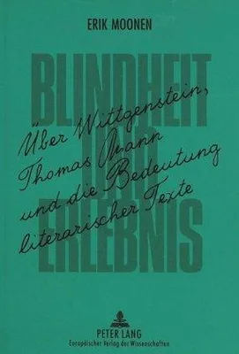 Produktbild von Blindheit und Erlebnis