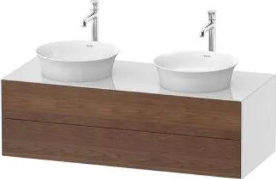 Produktbild von DURAVIT WT4988B77850010 WTU White Tulip wandh,2 SchKa,beid.