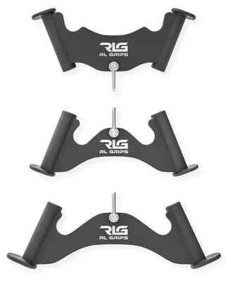 Image de Ensemble de 3 poignées de câble pour musculation
