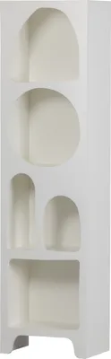 Produktbild von Woood Caz Wandschrank Wandvitrine Aus Sperrholz, 48 Cm, Weiß