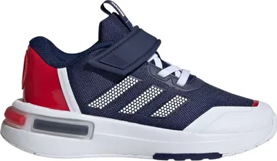 Produktbild von Adidas Marvel Captain America Racer EL Klett Kinder Sneaker Sportschuhe Turnschuhe blau/weiss/rot IF3409, Schuhgröße:38 EU