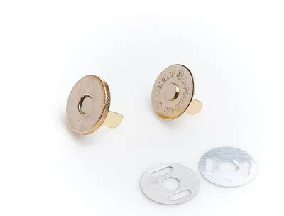 Obrázok produktu pre Magnetická spona 14 mm zlatá 10 kusov