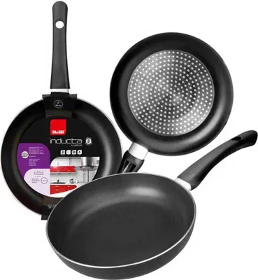 Produktbild von Ibili 410028 Frypan Inducta Bratpfanne, 28 cm max. Durchmesser, Aluminium, Induktionsherd-geeignet, Antihaftbeschichtung