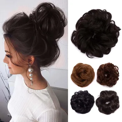 Produktbild von Haaransatz – Lockige Clip-In-Haarverlängerung – Braun