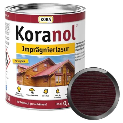 Produktbild von KORA Koranol Imprägnierlasur 0.75 Liter Palisander