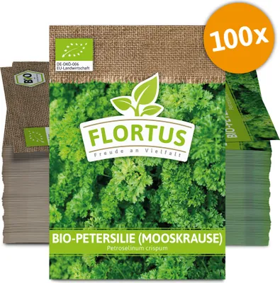Produktbild von Petersilie Mooskrause (100 Tütchen) |  Petersiliensamen von FLORTUS