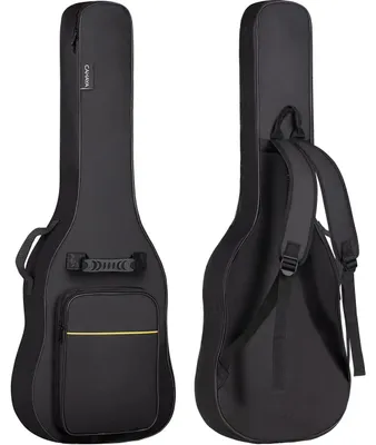 Immagine prodotto di CAHAYA Custodia per chitarra elettrica Custodia per chitarra Custodia imbottita da 6 mm Custodia morbida per chitarra elettrica con una tasca frontale, adatta per chitarre da 40 pollici