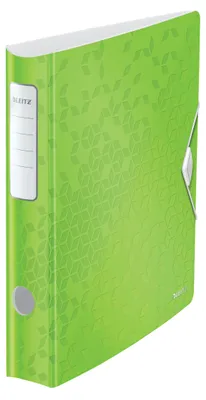 Produktbild von Leitz Ordner WOW 11070054 DIN A4 65mm PP grün