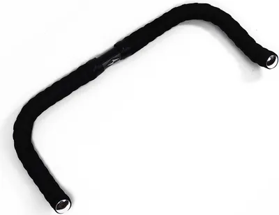 Produktbild von Bullhorn Fixie Singlespeed Lenker [Schwarz 400 mm] mit Lenkerband Schwarz