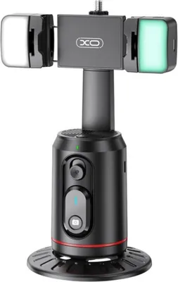 Produktbild von XO uchwyt stojak z 360 SS16 śledzenie twarzy ze światłem czarny