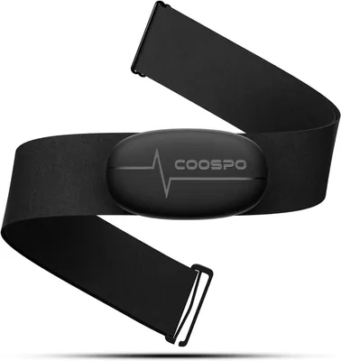 Zdjęcie produktu dla Pasek na klatkę piersiową do pomiaru tętna - Bluetooth i ANT+ - Wodoodporny (klasa IP67)