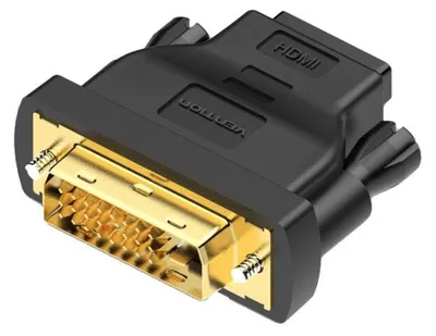 Produktbild von Adapter, HDMI-Buchse auf DVI-D-Stecker 24+1, Vention AILB0, Schwarz