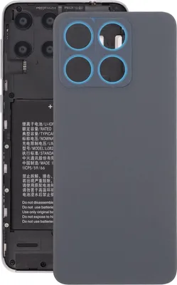 Produktbild von Für ZTE Blade A55 Akkudeckel Backcover mit Kameraabdeckung Ersatzteil Schwarz