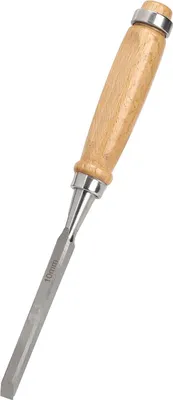 Imagen del producto de Cincel de 10 mm (0,39 pulgadas) con mango de madera, acero Cr V, herramienta para carpintería y trabajos en madera