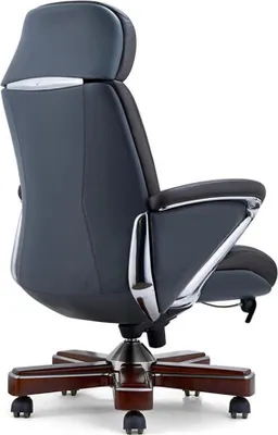 Produktbild von Leder Sessel modern in Schwarz
